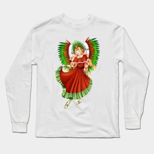 Christmas Quetzalcoatl Dress Long Sleeve T-Shirt